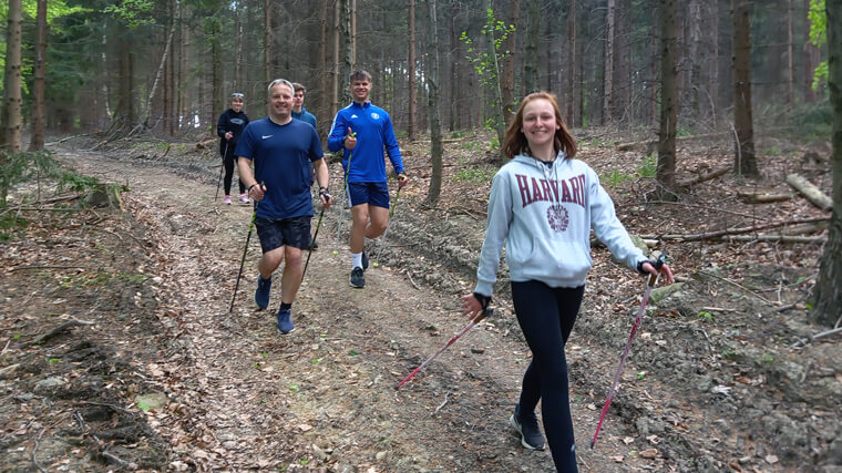 Nordic Walking Holešov - kurz pro Gymnázium Holešov